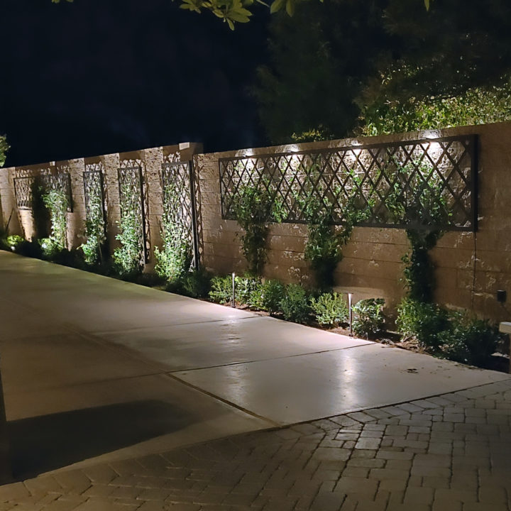 Rustic Outdoor Path Lighting