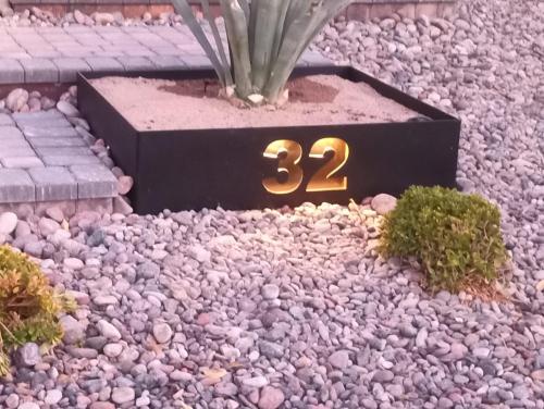 Planter Box w/ Backlit Address